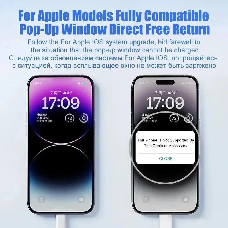 2 in 1 20W Fast Charger For iPhone 13 12 11 14 Pro Max Fast Charging 8 Plus XS MAX With PD Cable