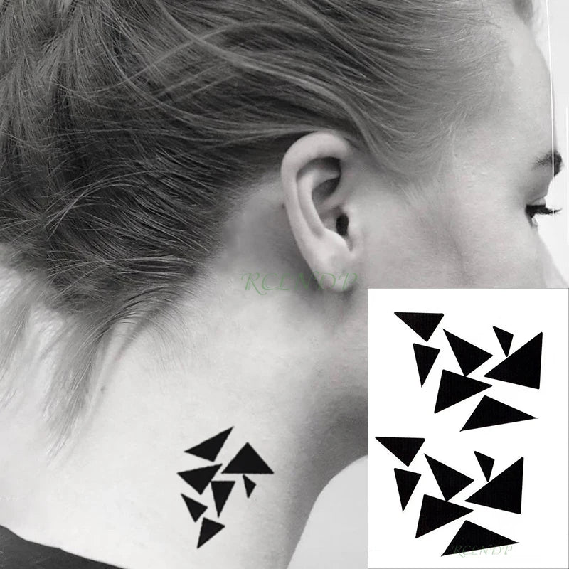 Waterproof Temporary Tattoo Sticker Flame Love Heart Flower Star Element Body Art Fake Tatto Flash Tatoo for Men Women